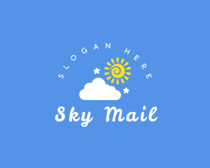 Summer Cloud Sun logo design