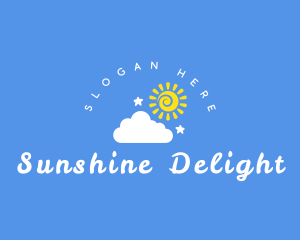 Summer Cloud Sun logo design