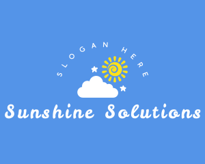 Summer Cloud Sun logo design