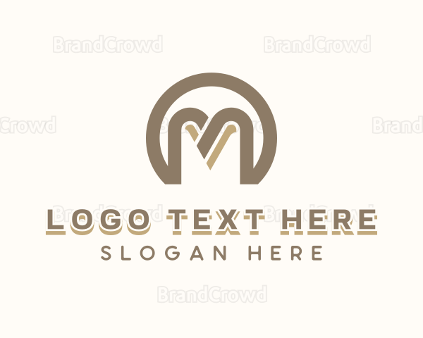 Business App Letter M Logo