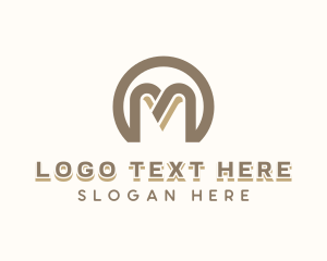 App - Business App Letter M logo design