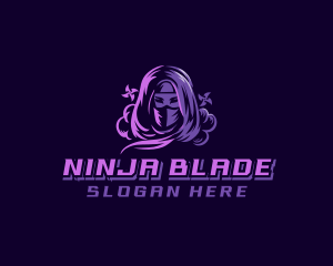 Ninja Shuriken Assassin logo design