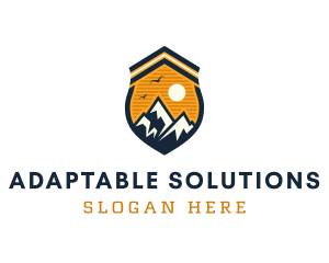 Mountain Explorer Shield logo design