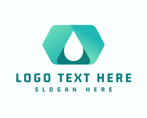 Water - Water Liquid Droplet logo design