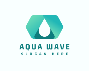 Water - Water Liquid Droplet logo design