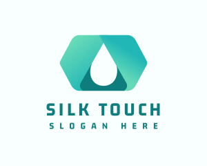 Water Liquid Droplet logo design