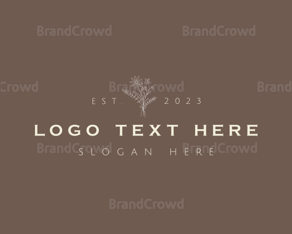 Elegant Luxe Bouquet Logo