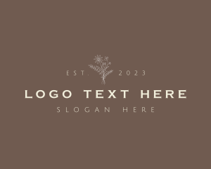 Wordmark - Elegant Luxe Bouquet logo design
