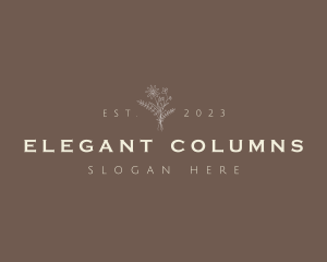 Elegant Luxe Bouquet logo design