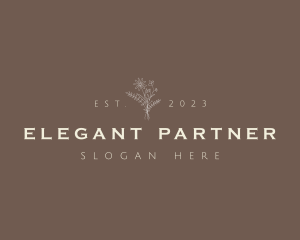 Elegant Luxe Bouquet logo design