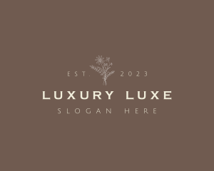 Elegant Luxe Bouquet logo design