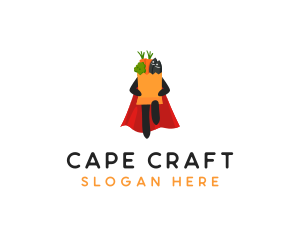 Cape - Grocery Hero Cape logo design