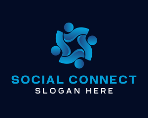 Social - Social Humanity People logo design
