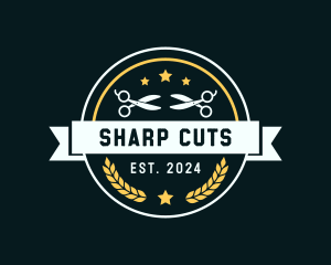 Scissors - Scissors Barber Shop logo design