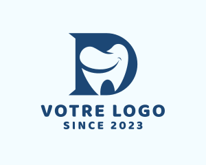 Dentistry - Dental Tooth Letter D logo design