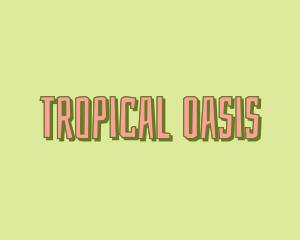 Tropical Island Pub logo design