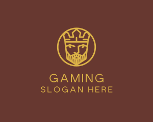 Kingdom - Gold King Crown logo design