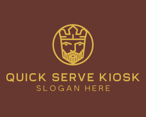 Gold King Crown logo design