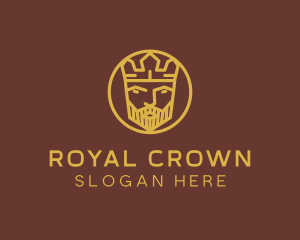 Gold King Crown logo design