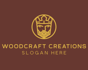 Gold King Crown logo design