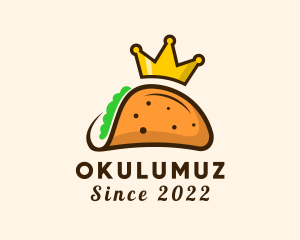 Mexican Taco King Crown logo design