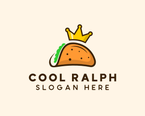 Mexican Taco King Crown logo design