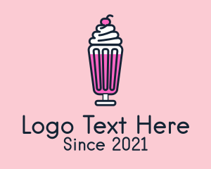 Ice Cream Shop - Sundae Dessert Bar logo design