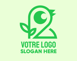 Locator - Nature Bird Watcher logo design