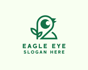 Nature Bird Watcher logo design