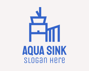 Sink - Bathroom Sink Table logo design