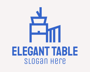 Table - Bathroom Sink Table logo design