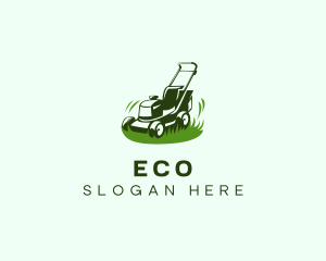 Backyard Lawn Mower Logo
