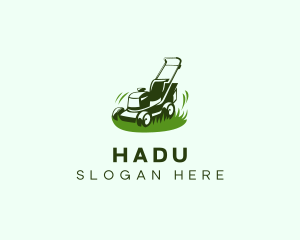 Horticulture - Backyard Lawn Mower logo design