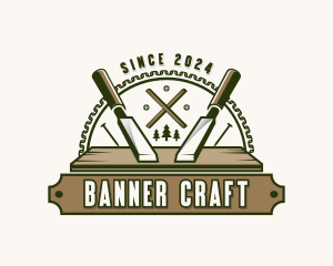 Industrial Wood Chisel logo design