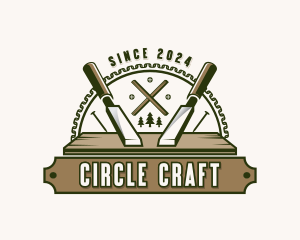 Industrial Wood Chisel logo design