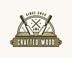 Industrial Wood Chisel logo design