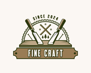 Industrial Wood Chisel logo design