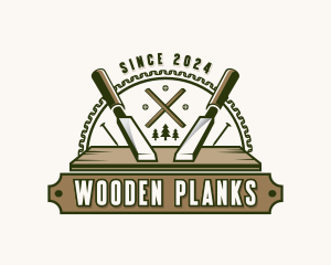 Industrial Wood Chisel logo design