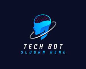 Human Technology AI logo design