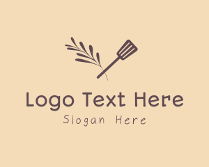 Fork - Vegan Spatula Kitchen logo design
