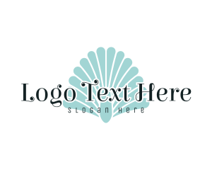 Clam - Seashell Clam Wordmark logo design