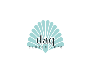 Vlog - Seashell Clam Wordmark logo design