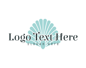 Seashell Clam Wordmark  Logo