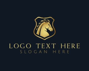 Expensive - Horse Equestrian Racing logo design