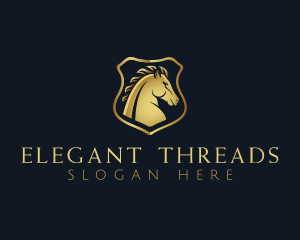 Horse Equestrian Racing logo design