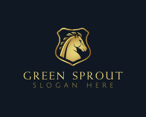 Horse Equestrian Racing logo design