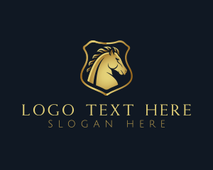 Horse Equestrian Racing Logo