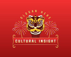 Lion Dance Parade logo design