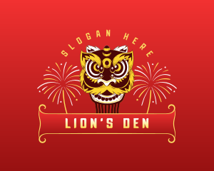 Lion Dance Parade logo design