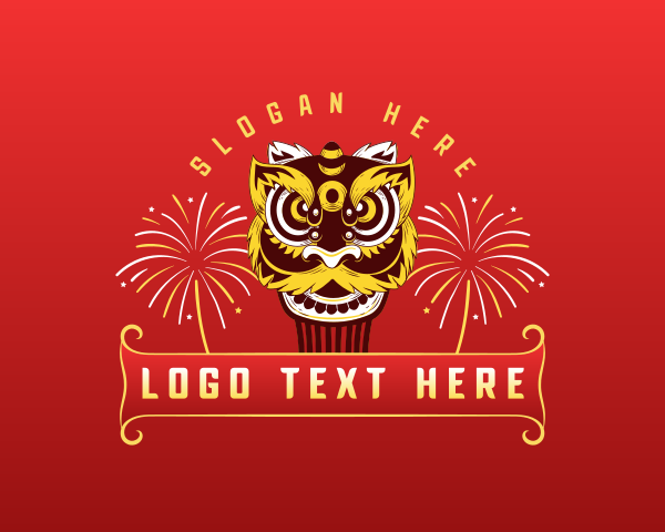 Parade - Lion Dance Parade logo design